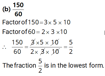 NCERT Solutions for Class 6 Maths, Chapter 7, Fractions, Exercise 7.3 q.7