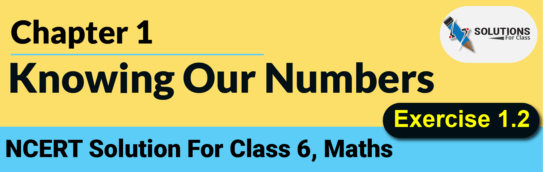 NCERT Solution For Class 6, Maths, Chapter 1, Knowing Our Numbers, ex 1.2