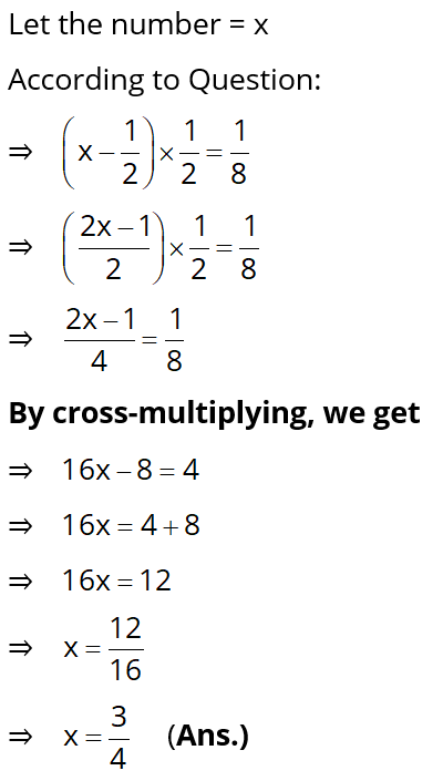 NCERT Solution For Class 8, Maths, Linear Equations In One Variable, Exercise 2.2 q.1
