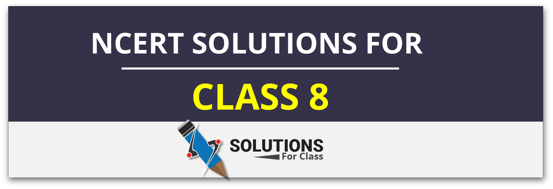 NCERT Solution For Class 8
