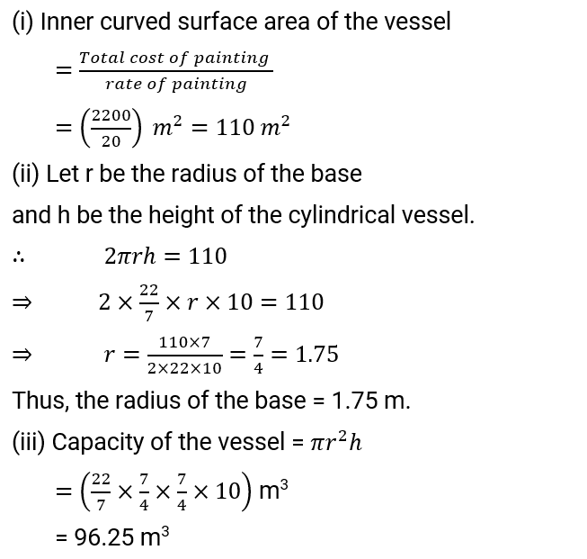 NCERT Solution For Class 9, Maths, Chapter 13, Surface Areas And Volumes, Exercise 13.6 Q. 5.