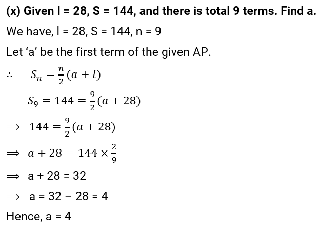 NCERT Solution For Class 10, Maths, Chapter 5 Arithmetic Progressions, Exercise 5.3 03 (10)