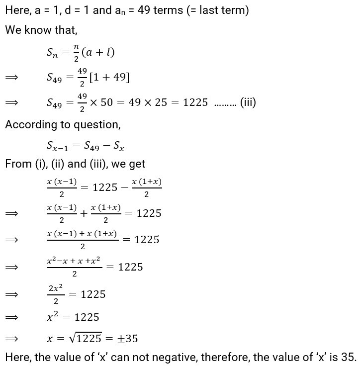 NCERT Solution For Class 10, Maths, Chapter 5 Arithmetic Progressions, Exercise 5.4 Q. 4 