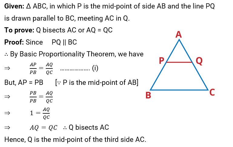 NCERT Solution For Class 10, Maths, Chapter 6 Triangles, Exercise 6.2 q.7