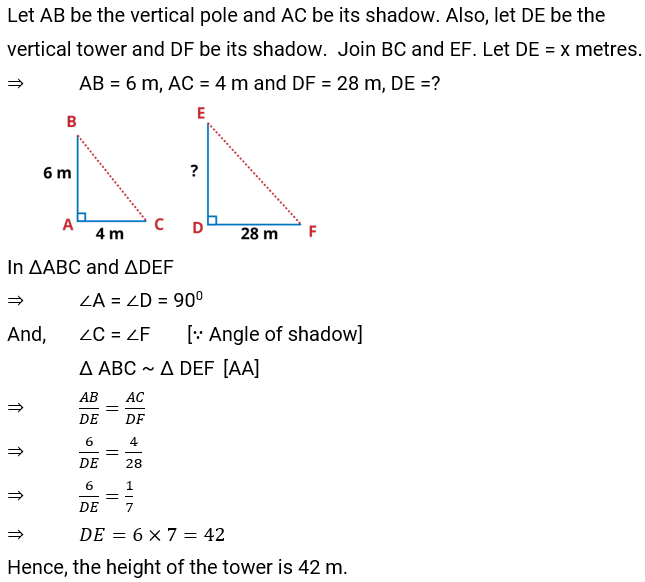 NCERT Solution For Class 10, Maths, Chapter 6 Triangles, Exercise 6.3 q.15