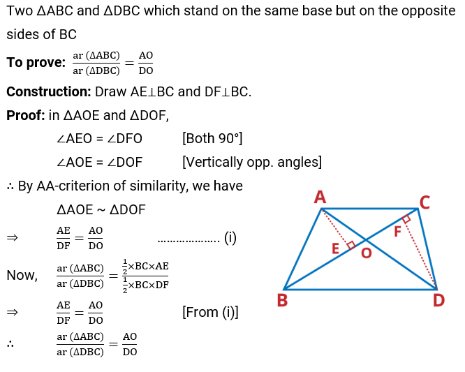 NCERT Solution For Class 10, Maths, Chapter 6 Triangles, Exercise 6.4 q.3