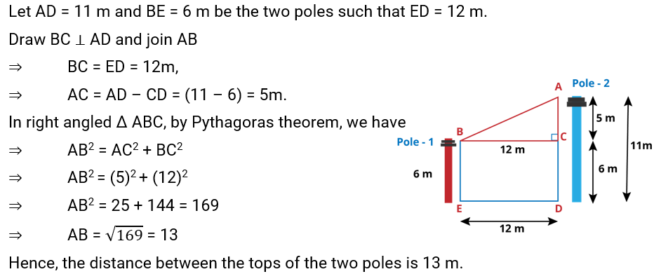 NCERT Solution For Class 10, Maths, Chapter 6 Triangles, Exercise 6.5 q.12