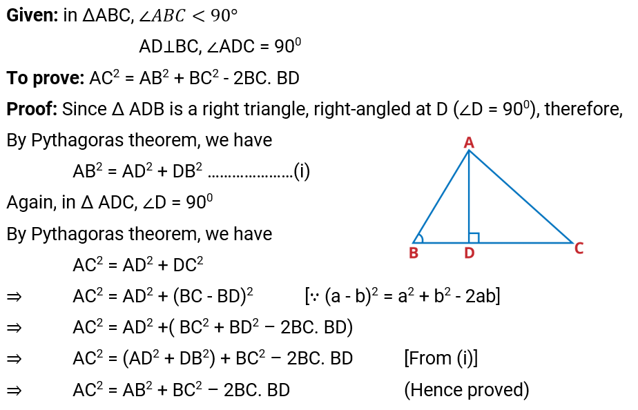 NCERT Solution For Class 10, Maths, Chapter 6 Triangles, Exercise 6.6 q.4