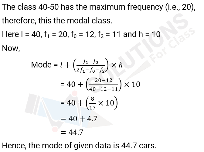 NCERT Solutions For Class 10, Maths, Chapter 14, Statistics, Exercise 14.2 Q. 6