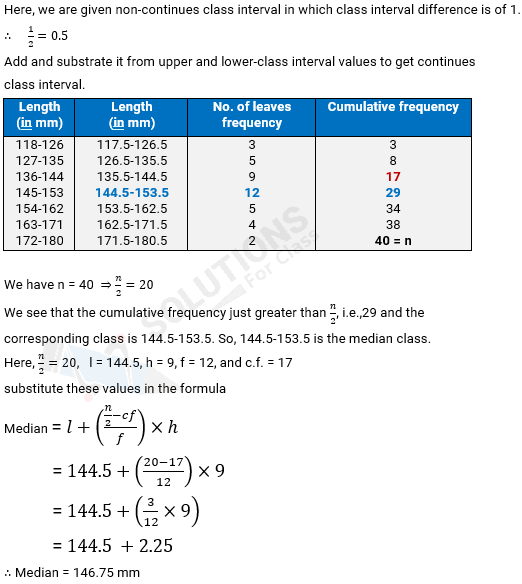 NCERT Solutions For Class 10, Maths, Chapter 14, Statistics, Exercise 14.3 Q. 4