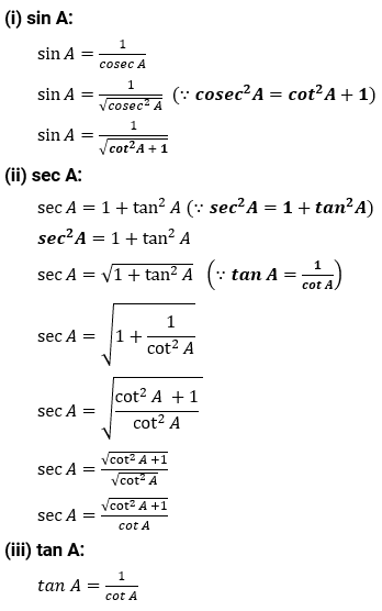 NCERT Solution For Class 10, Maths, Chapter 8, Introduction To Trigonometry, Ex. 8.4, Q. 1