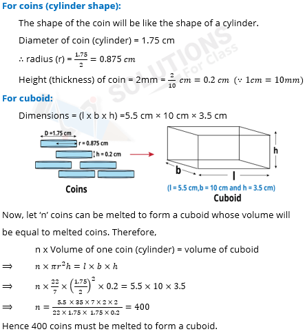 NCERT Solutions For Class 10, Maths, Chapter 13, Surface Areas And Volumes, Exercise 13.3 Q. 6