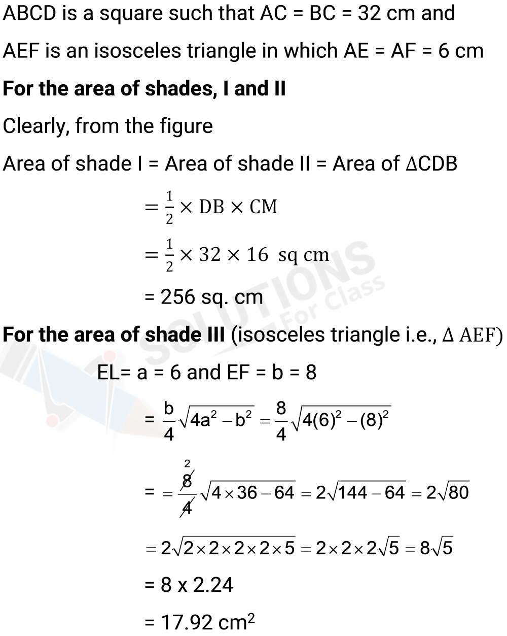 NCERT Solutions for Class 9 Maths Chapter 12 Herons Formula Ex 12.2 Q.7
