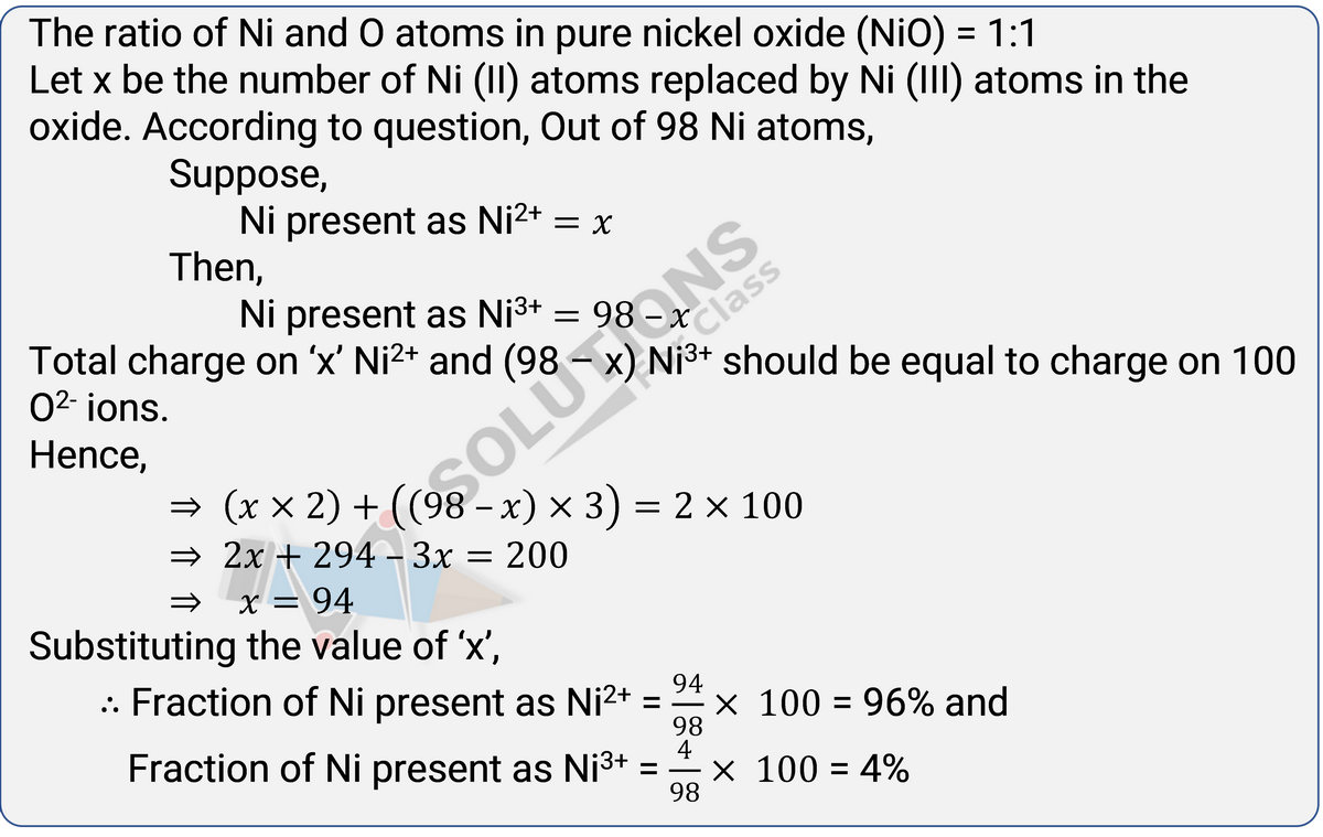 NCERT Solutions for class 12, solid state, q 1.16