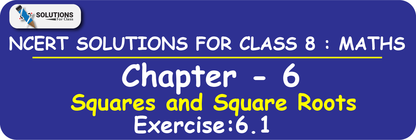 NCERT Solutions For Class 8 Chapter - 6 Exercise 6.1