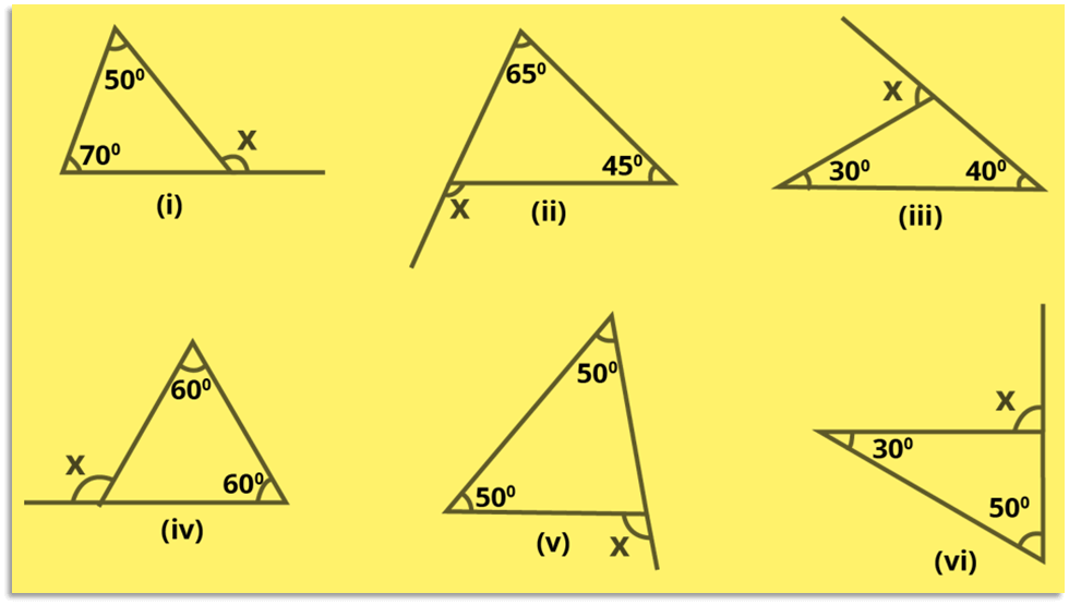 NCERT Solutions Class 7 Maths Chapter 6 The Triangle and its Properties Ex.6.2 Q.1 diagram