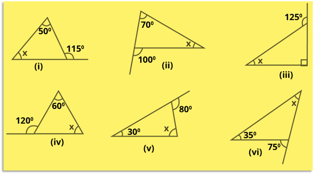 NCERT Solutions Class 7 Maths Chapter 6 The Triangle and its Properties Ex.6.2 Q.2 diagram